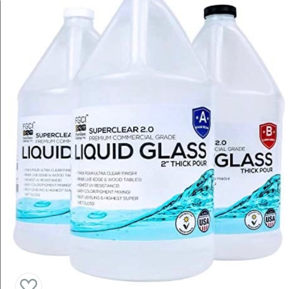 Liquid glass epoxy resin